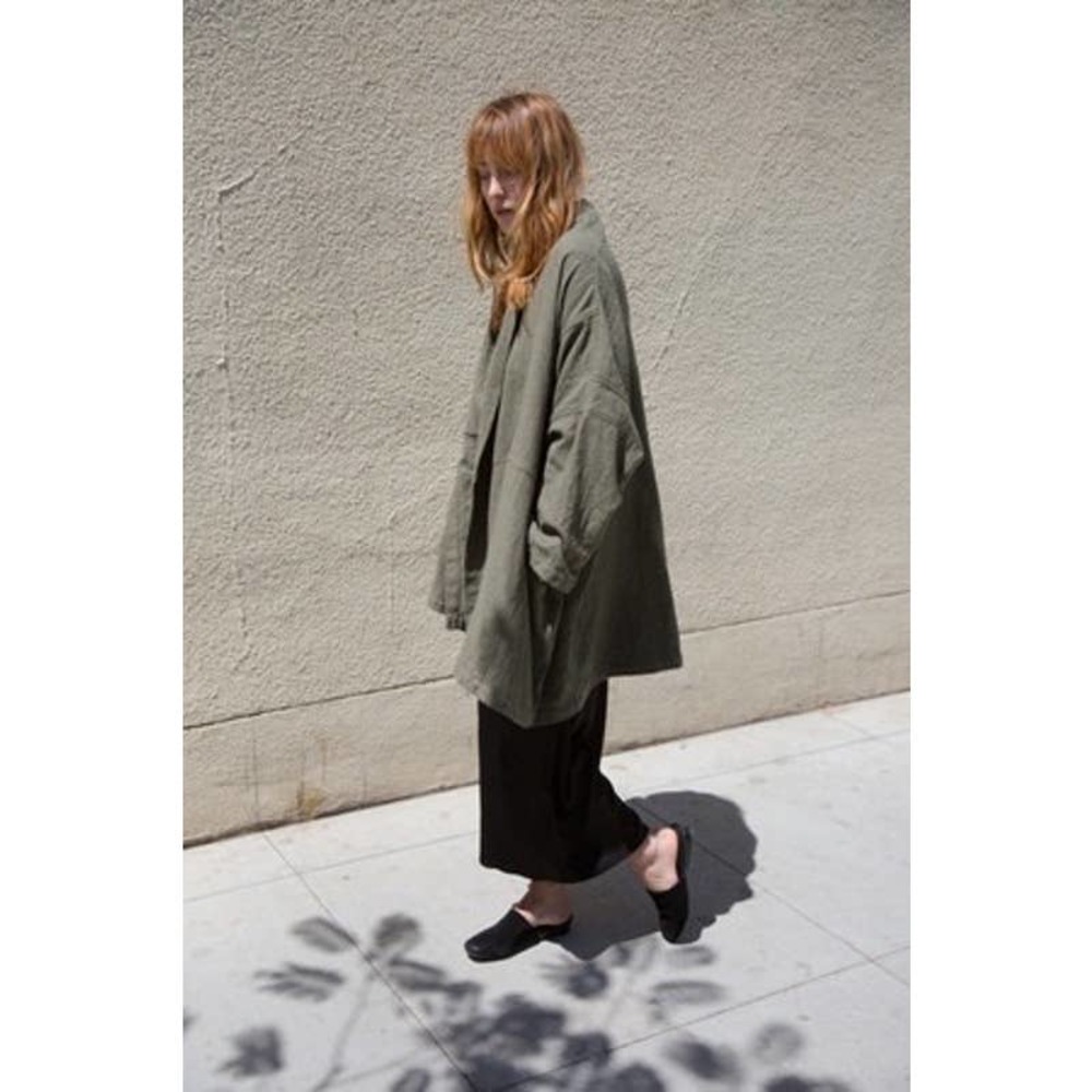 Atelier Delphine Antwerp Haiti Coat in Fern Herringbone sz M - Picture 2 of 10
